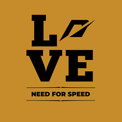 Свитшот хлопковый мужской Need for Speed love classic, цвет: горчичный — фото 2