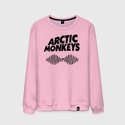 Свитшот хлопковый мужской Arctic Monkeys, цвет: светло-розовый