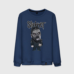 Свитшот хлопковый мужской Седьмой Slipknot, цвет: тёмно-синий