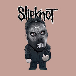 Свитшот хлопковый мужской Седьмой Slipknot, цвет: пыльно-розовый — фото 2