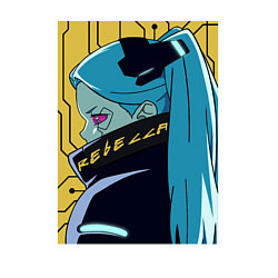 Свитшот хлопковый мужской Киберпанк Ребекка, цвет: белый — фото 2