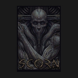 Свитшот хлопковый мужской Scorn poster, цвет: черный — фото 2