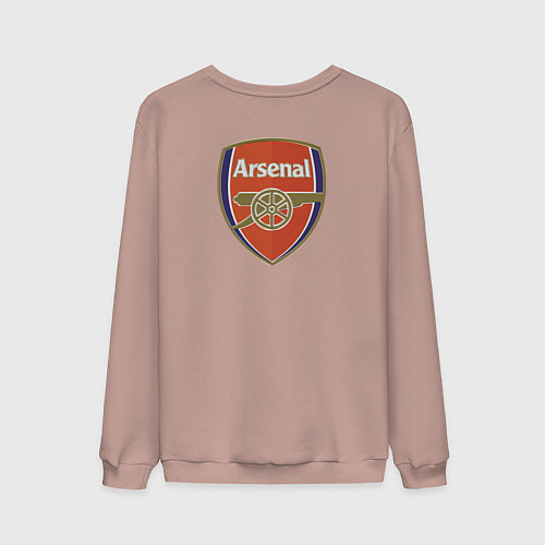 Мужской свитшот Arsenal - London - striker / Пыльно-розовый – фото 2