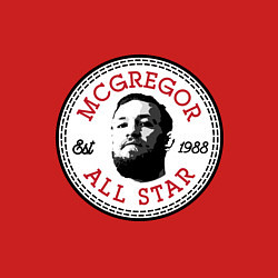 Свитшот хлопковый мужской McGregor all star, цвет: красный — фото 2