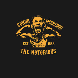 Свитшот хлопковый мужской Conor McGregor 1988, цвет: черный — фото 2