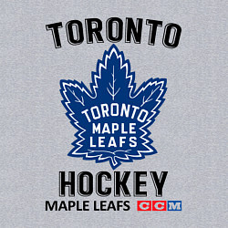 Свитшот хлопковый мужской Торонто нхл, цвет: меланж — фото 2