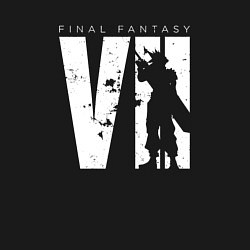 Свитшот хлопковый мужской Клауд Страйф - final fantasy 7, цвет: черный — фото 2