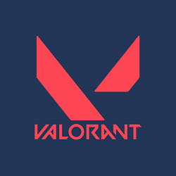 Свитшот хлопковый мужской Valorant - logo, цвет: тёмно-синий — фото 2