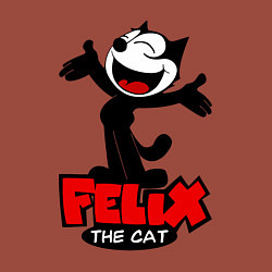 Свитшот хлопковый мужской Happy Cat Felix, цвет: кирпичный — фото 2
