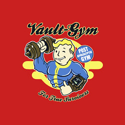 Свитшот хлопковый мужской Vault GYM - for true survivors, цвет: красный — фото 2