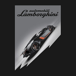 Свитшот хлопковый мужской Lamborghini - concept - sketch, цвет: черный — фото 2