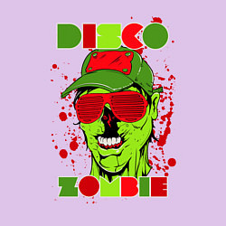 Свитшот хлопковый мужской Диско зомби, цвет: лаванда — фото 2
