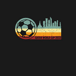 Свитшот хлопковый мужской Чемпионат Мира в Катаре, цвет: черный — фото 2