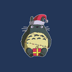 Свитшот хлопковый мужской Тоторо с подарком, цвет: тёмно-синий — фото 2