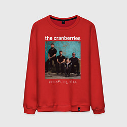Свитшот хлопковый мужской The Cranberries rock, цвет: красный