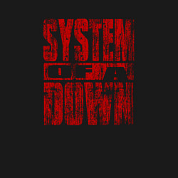 Свитшот хлопковый мужской System of a Down ретро стиль, цвет: черный — фото 2