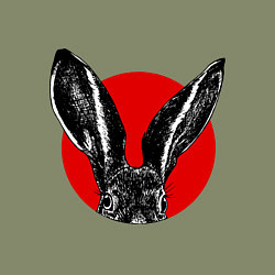 Свитшот хлопковый мужской Rabbit ears, цвет: авокадо — фото 2