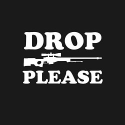 Свитшот хлопковый мужской Drop AWP Please, цвет: черный — фото 2