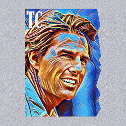 Свитшот хлопковый мужской Tom Cruise - film actor, цвет: меланж — фото 2