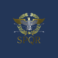 Свитшот хлопковый мужской SPQR, цвет: тёмно-синий — фото 2
