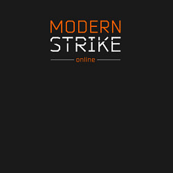 Свитшот хлопковый мужской Логотип Modern Strike Online, цвет: черный — фото 2
