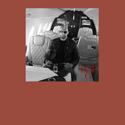 Свитшот хлопковый мужской Andrew Tate, цвет: кирпичный — фото 2