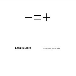 Свитшот хлопковый мужской Less is more, цвет: белый — фото 2