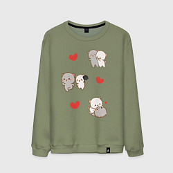 Мужской свитшот Стикеры Котиков