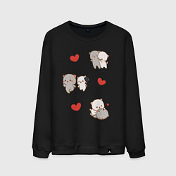 Мужской свитшот Стикеры Котиков