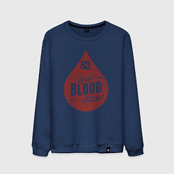 Свитшот хлопковый мужской Dota blood, цвет: тёмно-синий