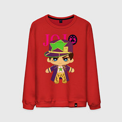 Свитшот хлопковый мужской Little Jotaro Cujo - JoJo Bizarre Adventure, цвет: красный