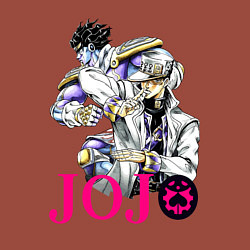 Свитшот хлопковый мужской Star Platinum stand of Jotaro Kujo, цвет: кирпичный — фото 2