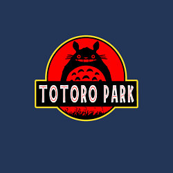 Свитшот хлопковый мужской Totoro park, цвет: тёмно-синий — фото 2