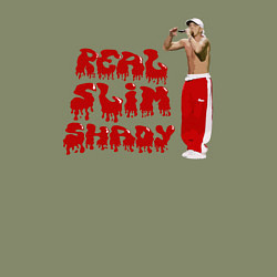 Свитшот хлопковый мужской Eminem: Real Slim Shady, цвет: авокадо — фото 2