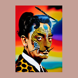 Свитшот хлопковый мужской Salvador Dali: Art, цвет: пыльно-розовый — фото 2