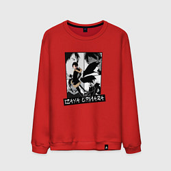 Мужской свитшот Изая Орихара на фоне манги