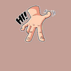 Свитшот хлопковый мужской Вещь - привет, цвет: пыльно-розовый — фото 2