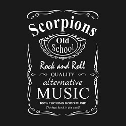 Свитшот хлопковый мужской Scorpions в стиле Jack Daniels, цвет: черный — фото 2