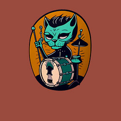 Свитшот хлопковый мужской Rock Cat, цвет: кирпичный — фото 2