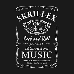Свитшот хлопковый мужской Skrillex в стиле Jack Daniels, цвет: черный — фото 2
