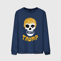 Свитшот хлопковый мужской Misfits Trump, цвет: тёмно-синий