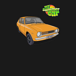 Свитшот хлопковый мужской My summer car yellow, цвет: черный — фото 2
