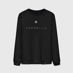 Свитшот хлопковый мужской Umbrella из обитель зла, цвет: черный