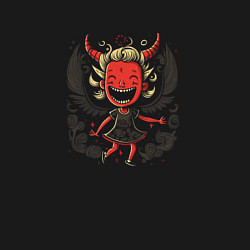 Свитшот хлопковый мужской Devil girl, цвет: черный — фото 2