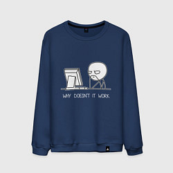 Мужской свитшот Why doesnt it work