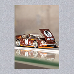 Свитшот хлопковый мужской Datsun KAIDO Fairlady Z Dark Red JDM, цвет: меланж — фото 2