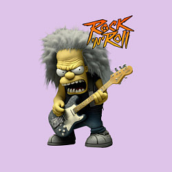 Свитшот хлопковый мужской Rock Simpsons style, цвет: лаванда — фото 2