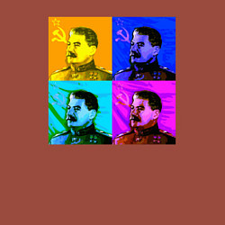 Свитшот хлопковый мужской Color Stalin, цвет: кирпичный — фото 2