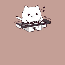 Свитшот хлопковый мужской Аниме Бонго кот, цвет: пыльно-розовый — фото 2