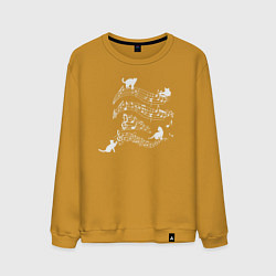 Мужской свитшот Music cats